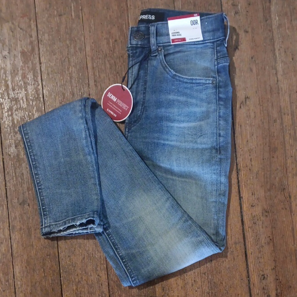 NWT Express Skinny Denim Perfect Legging High Rise Jeans